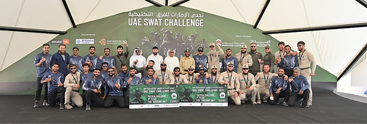  عبد الله المري يشهد انطلاق منافسات تحدي الإمارات للفرق التكتيكية 2023